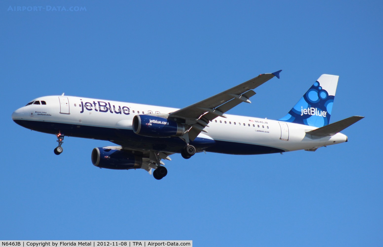 N646JB, 2006 Airbus A320-232 C/N 2945, Jet Blue