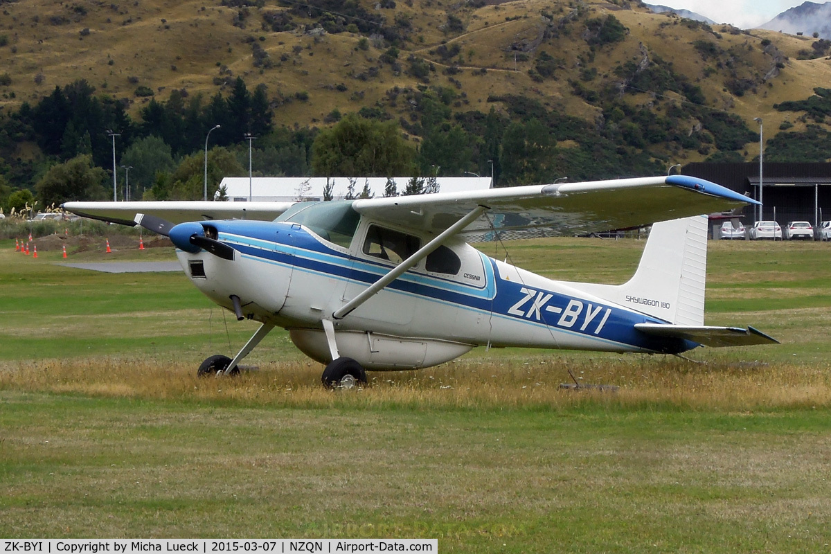 ZK-BYI, Cessna 180C C/N 50909, At Queenstown
