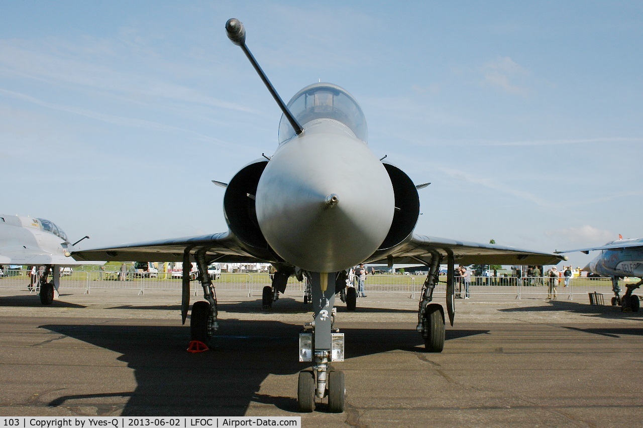 103, Dassault Mirage 2000C C/N 367, Dassault Mirage 2000C, Static display, Châteaudun Air Base 279 (LFOC) Open day 2013