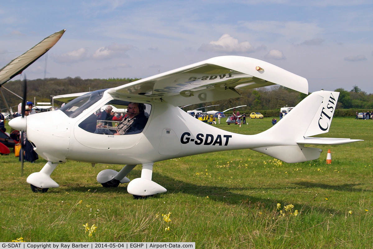 G-SDAT, 2007 Flight Design CTSW C/N 8312, Flight Design CT-SW [07-03-21] Popham~G 04/05/2014