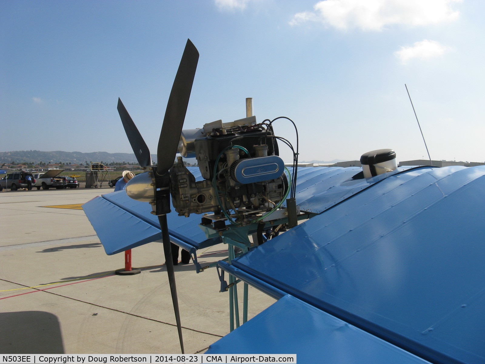 N503EE, Peterson Bill BLUE GOOSE C/N 001, Peterson BLUE GOOSE, probable Rotax 503 pusher