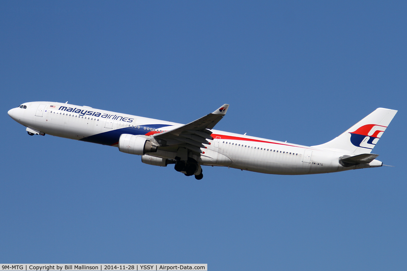 9M-MTG, 2012 Airbus A330-323X C/N 1318, away off 34L