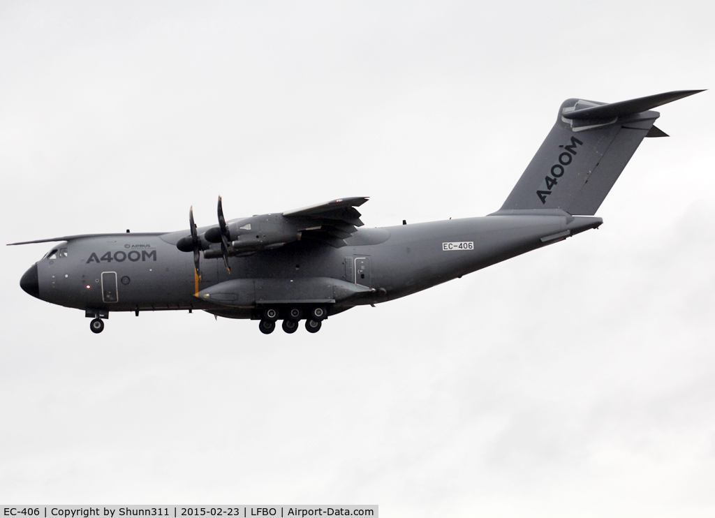 EC-406, 2011 Airbus A400M-180 Atlas C/N 006, C/n 006 - Re-registered on February 2015... ex. F-WWMZ