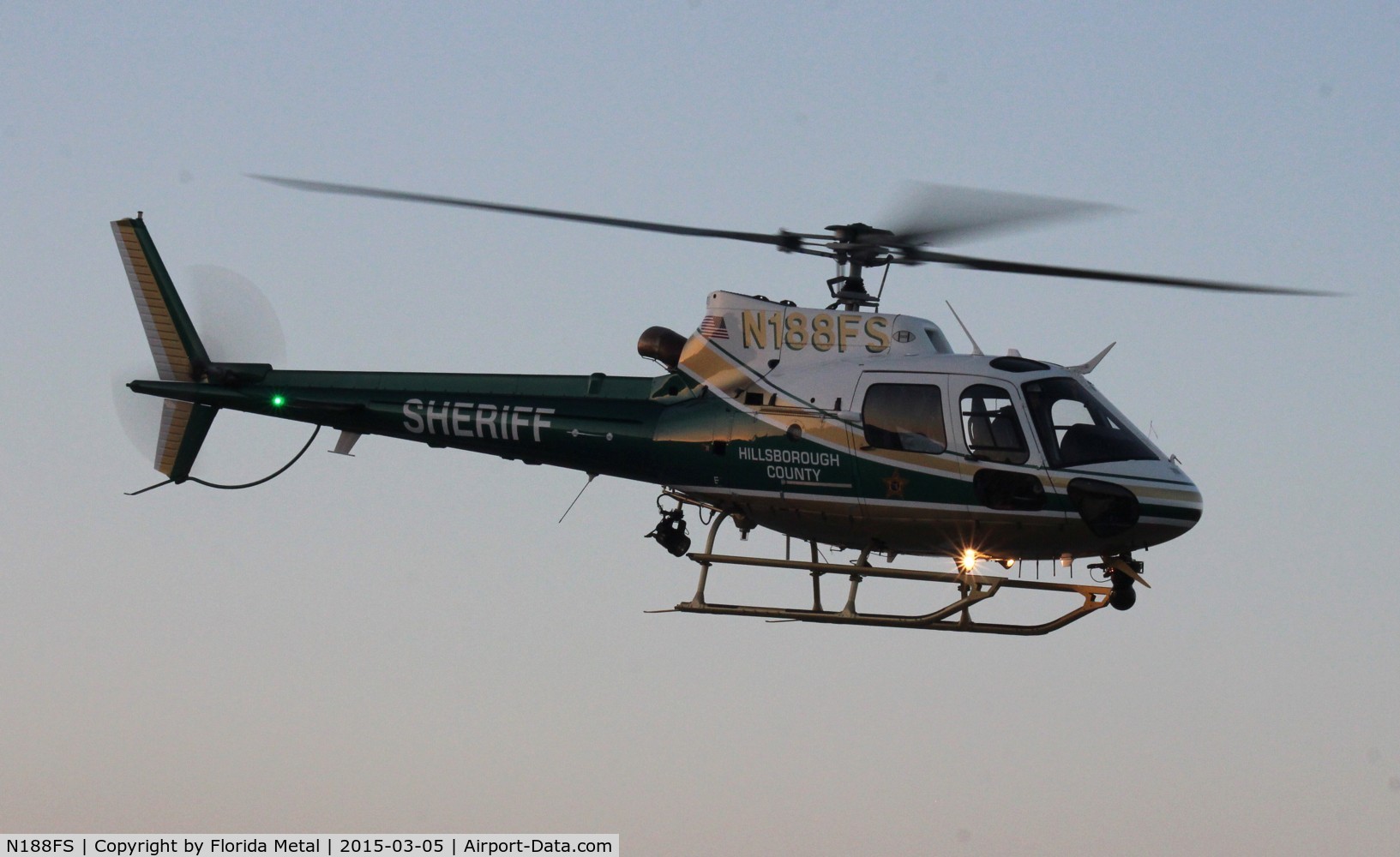 N188FS, 2014 Airbus Helicopters AS-350B-2 Ecureuil C/N 7863, Hillsborough County Sheriff at Heliexpo Orlando