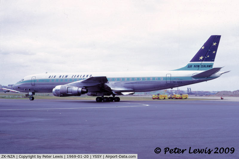 ZK-NZA, 1965 Douglas DC-8-52 C/N 45750, Air New Zealand Ltd., Auckland