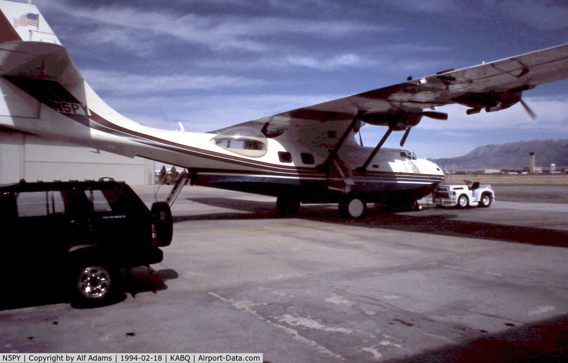 N5PY, 1941 Consolidated Vultee 28-5ACF C/N 417, At Albuquerque, New Mexico in 1994.