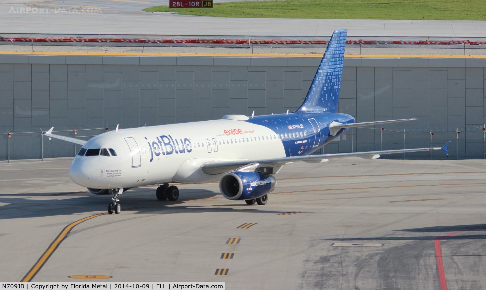 N709JB, 2008 Airbus A320-232 C/N 3488, Jet Blue Excede (binary plane)