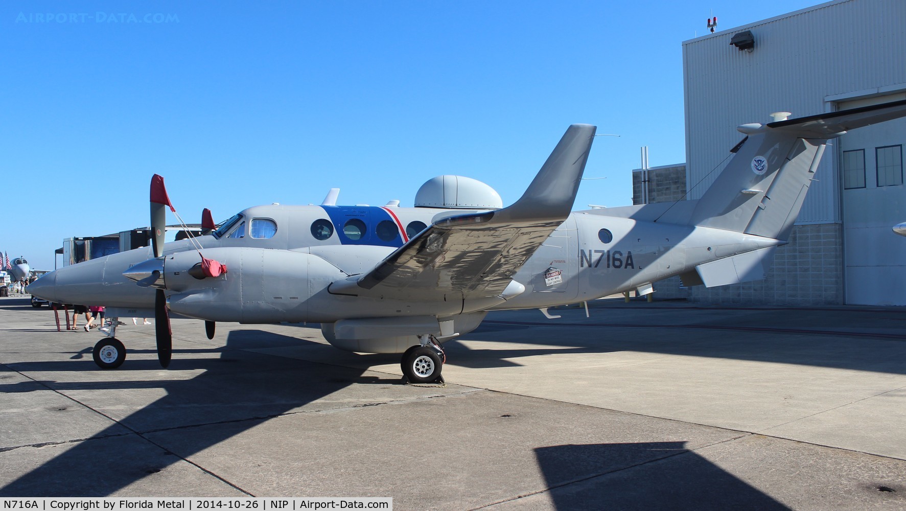 N716A, Hawker Beechcraft Corp B300C King Air C/N FM-38, DHS Beech 350