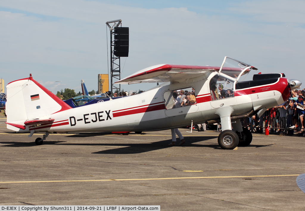 D-EJEX, 1959 Dornier Do-27Q-1 C/N 2021, Participant of the LFBF Airshow 2014 - Demo aircraft