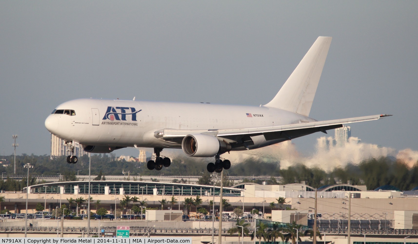 N791AX, 1984 Boeing 767-281 C/N 23141, ATI 767-200