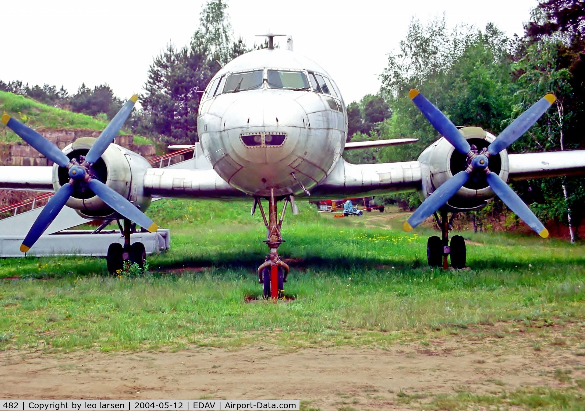 482, 1958 Ilyushin (VEB) Il-14P C/N 14803035, Finow Air Museum Germany 12.5.04