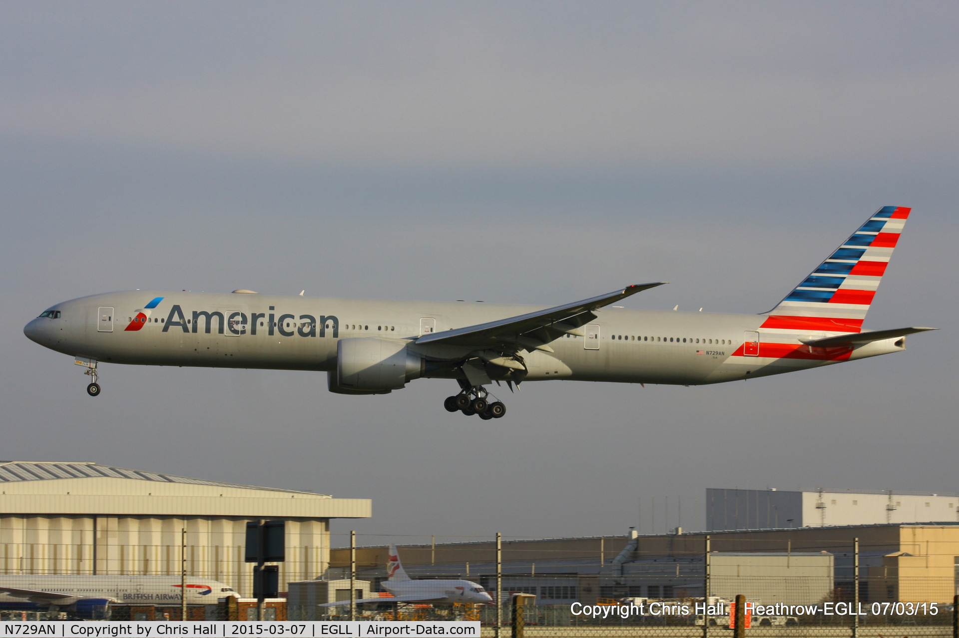 N729AN, 2014 Boeing 777-323/ER C/N 33127, American Airlines