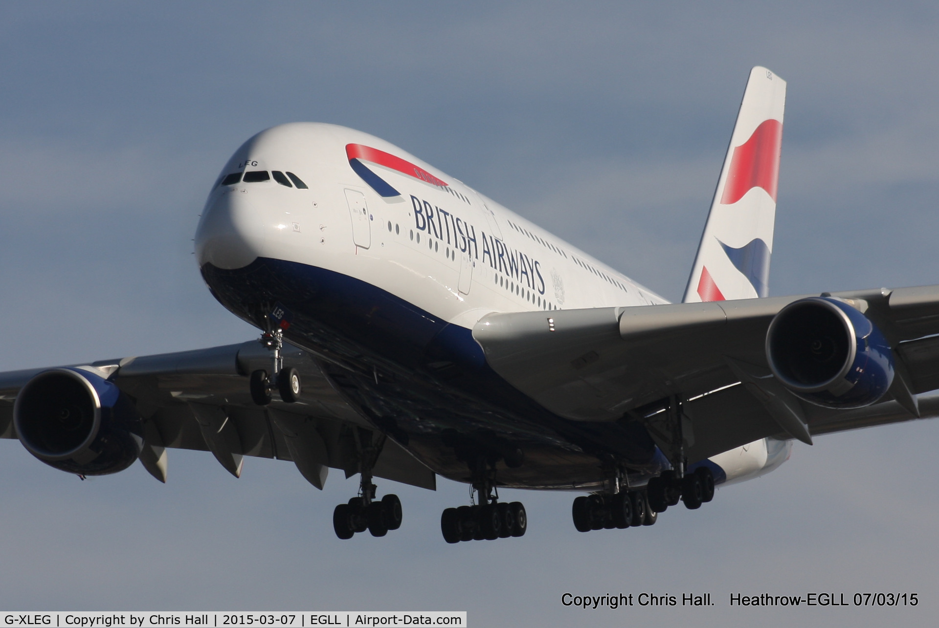 G-XLEG, 2014 Airbus A380-841 C/N 161, British Airways