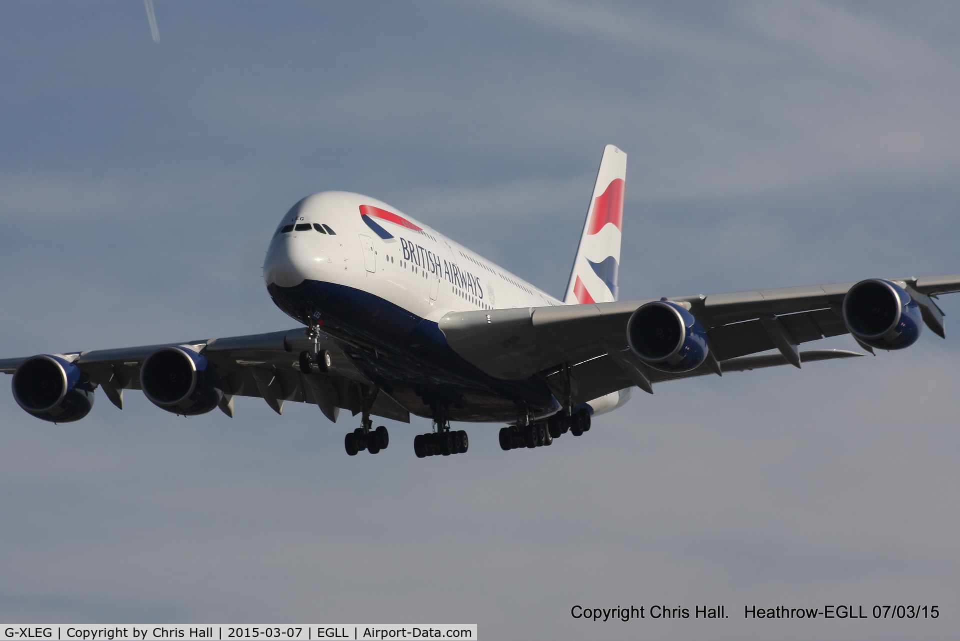 G-XLEG, 2014 Airbus A380-841 C/N 161, British Airways