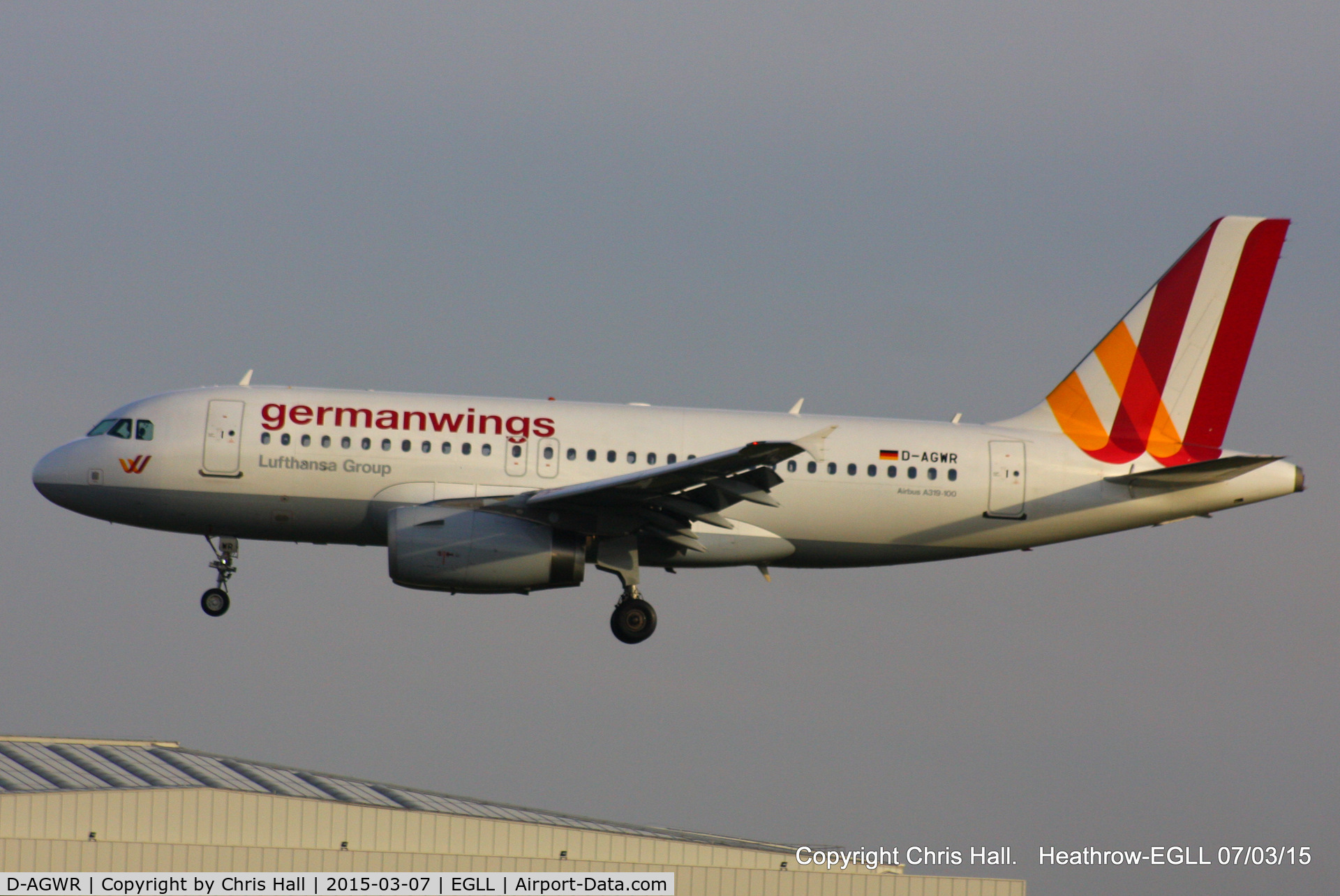 D-AGWR, 2010 Airbus A319-132 C/N 4285, Germanwings