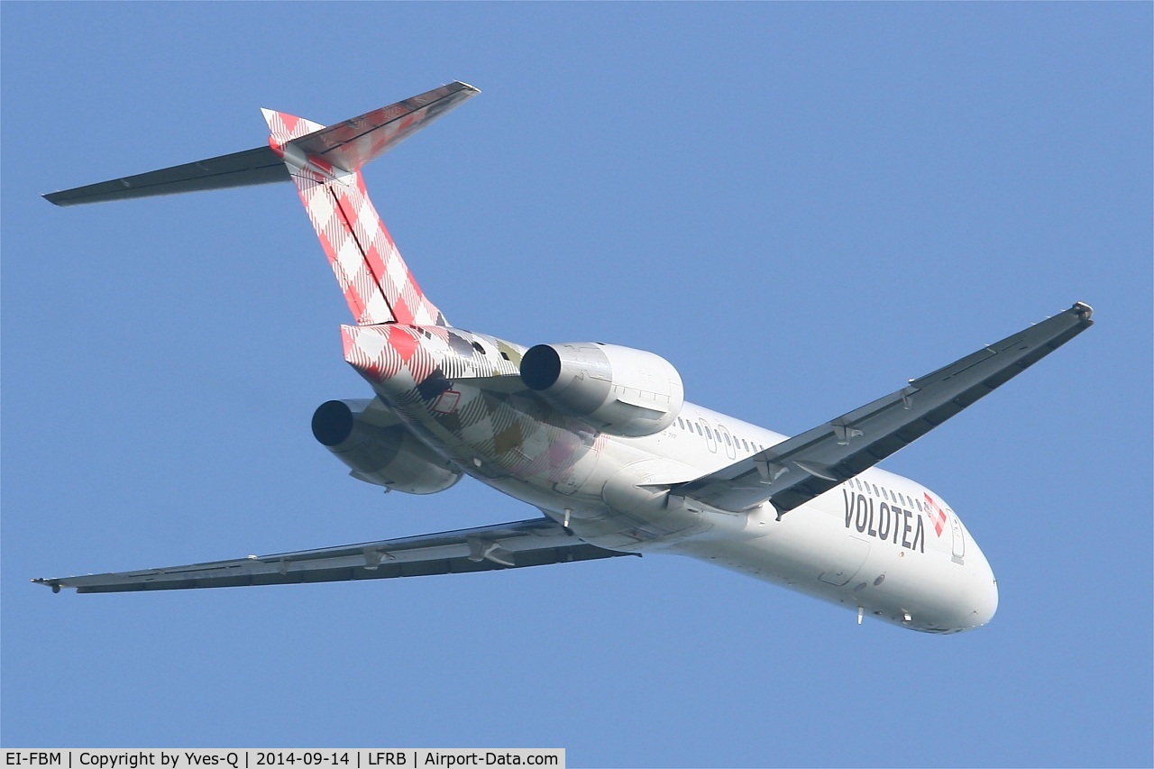 EI-FBM, 2005 Boeing 717-200 C/N 55192, Boeing 717-200, Take off Rwy 07R, Brest-Bretagne Airport (LFRB-BES)