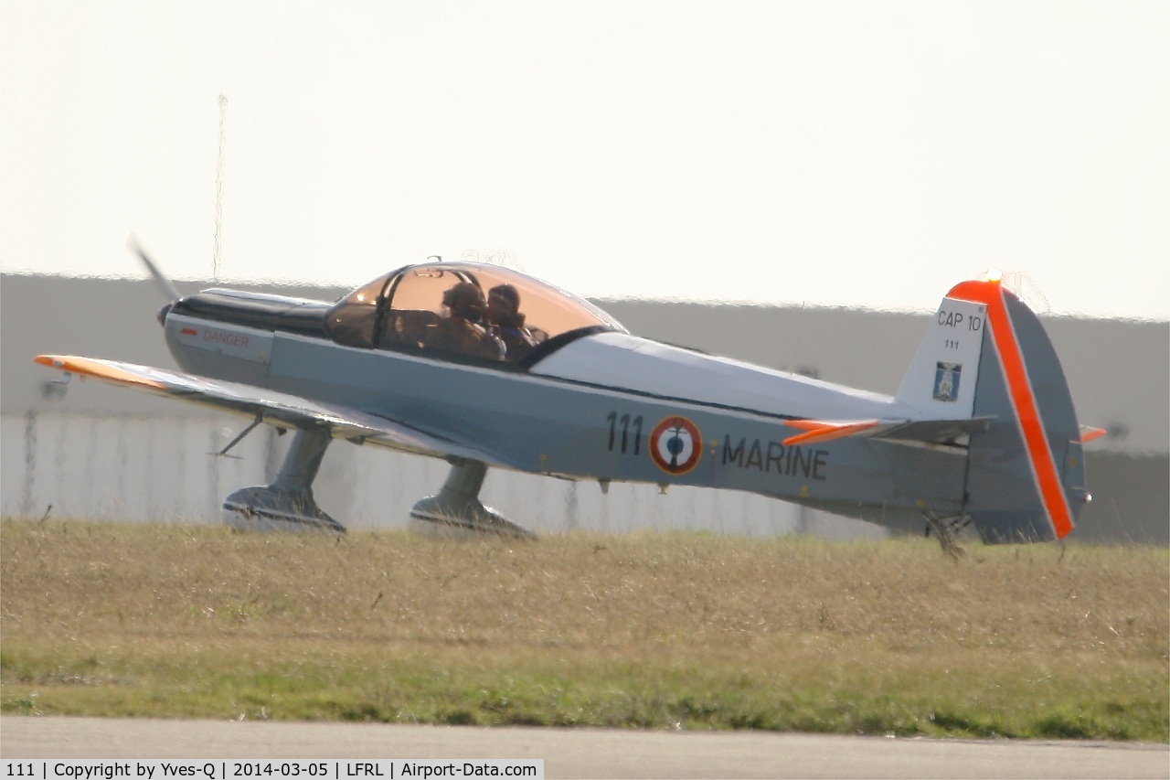 111, Mudry CAP-10B C/N 111, Mudry CAP-10B, Taxiing to parking area, Lanvéoc-Poulmic Naval Air Base (LFRL)