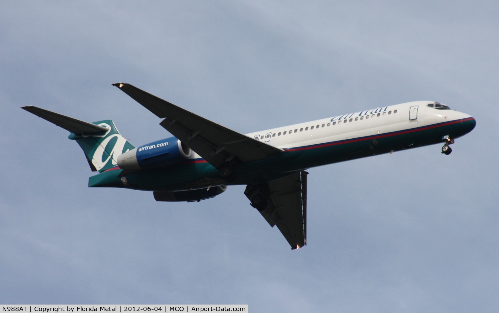 N988AT, 2001 Boeing 717-200 C/N 55068, Air Tran