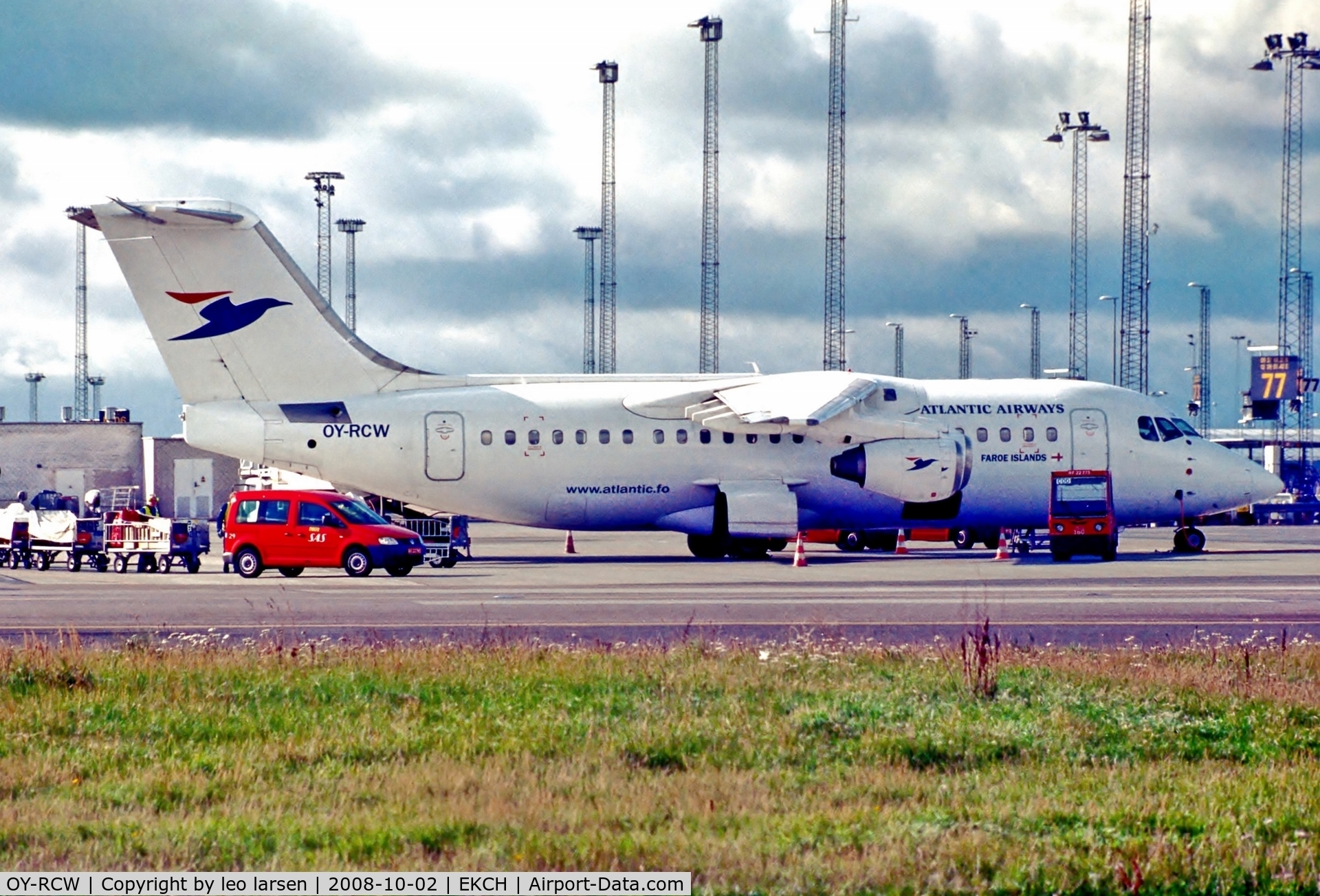 OY-RCW, 1988 British Aerospace BAe.146-200 C/N E2115, Copenhagen 2.10.08