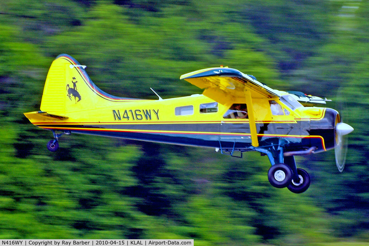 N416WY, 1960 De Havilland Canada DHC-2 C/N 1453, De Havilland Canada DHC-2 Beaver AL.1 [1453] Lakeland-Linder~N 15/04/2010