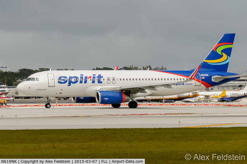 N619NK, 2013 Airbus A320-232 C/N 5517, Ft. Lauderdale