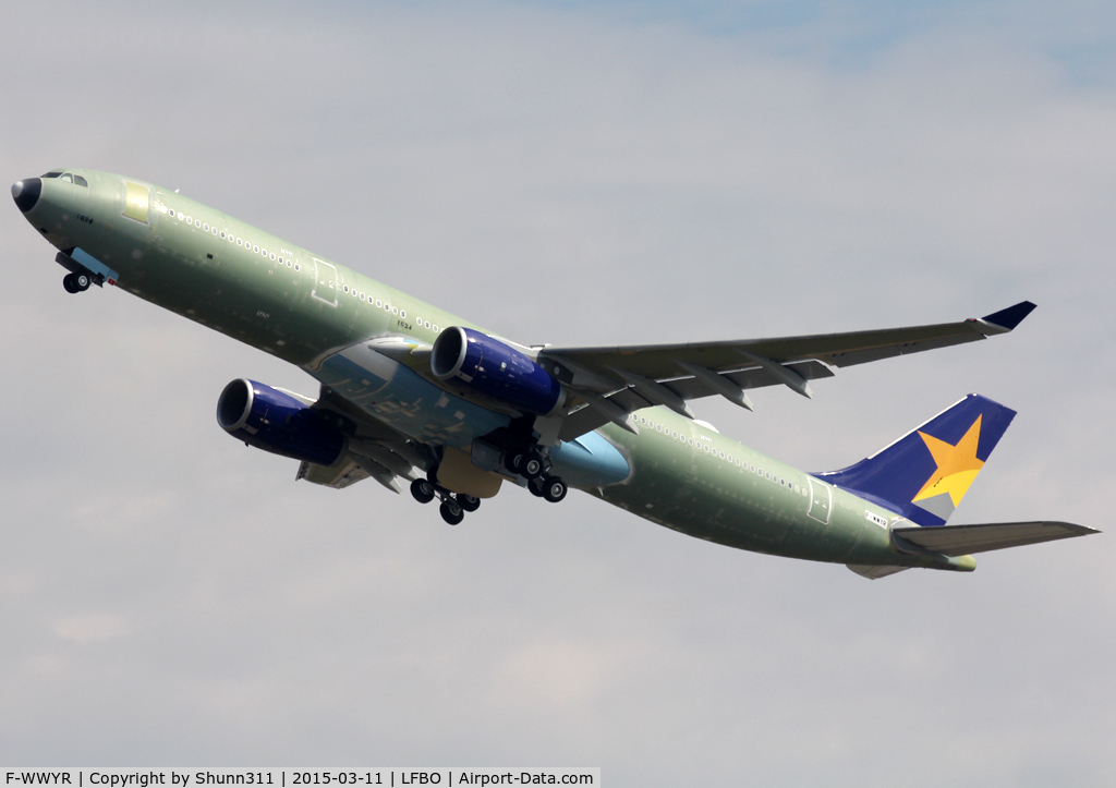 F-WWYR, 2015 Airbus A330-343 C/N 1624, C/n 1624 - Intended to Skymark Airlines but ntu due to financial crisis... JA330L ntu...