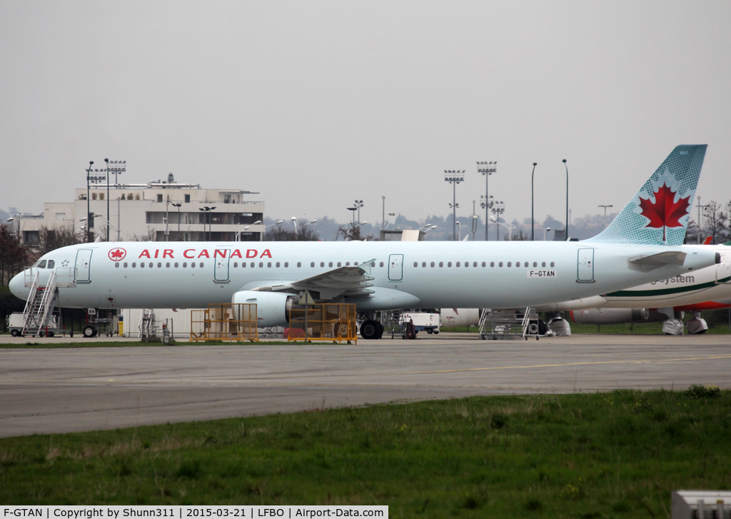 F-GTAN, 2007 Airbus A321-211 C/N 3051, New owner for this ex. Air France aircraft... on overhaul...