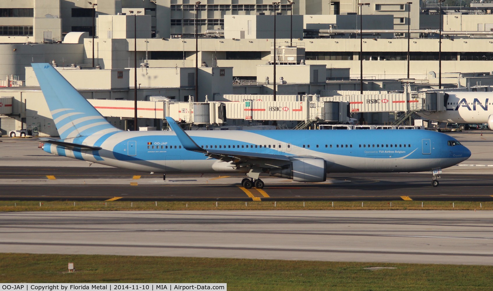 OO-JAP, 2001 Boeing 767-38E/ER C/N 30840, Jet Air Fly