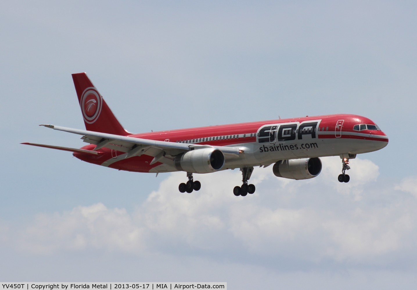 YV450T, 1989 Boeing 757-236 C/N 24370, Santa Barbara