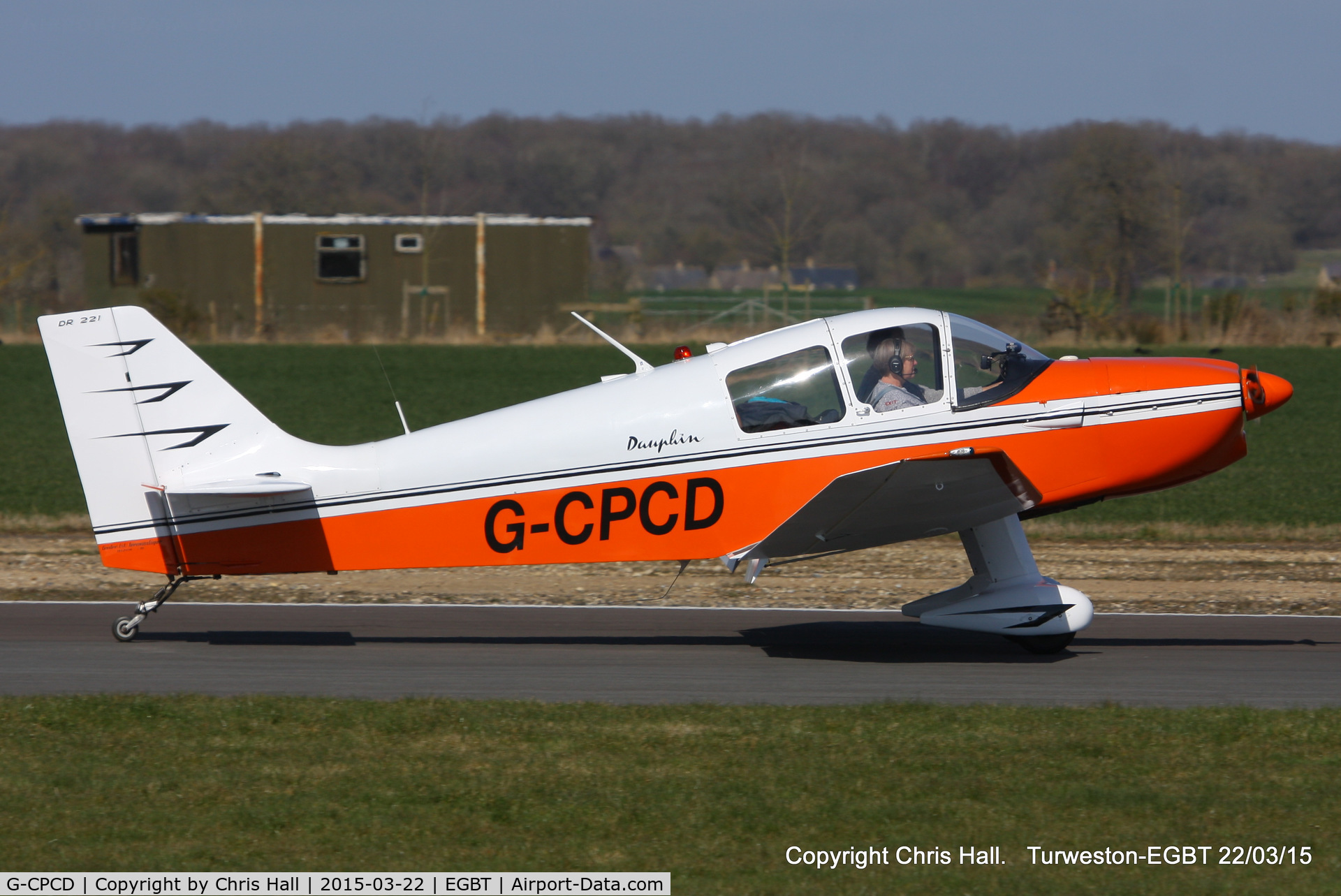 G-CPCD, 1968 CEA Jodel DR-221 Dauphin C/N 81, at the Vintage Aircraft Club spring rally