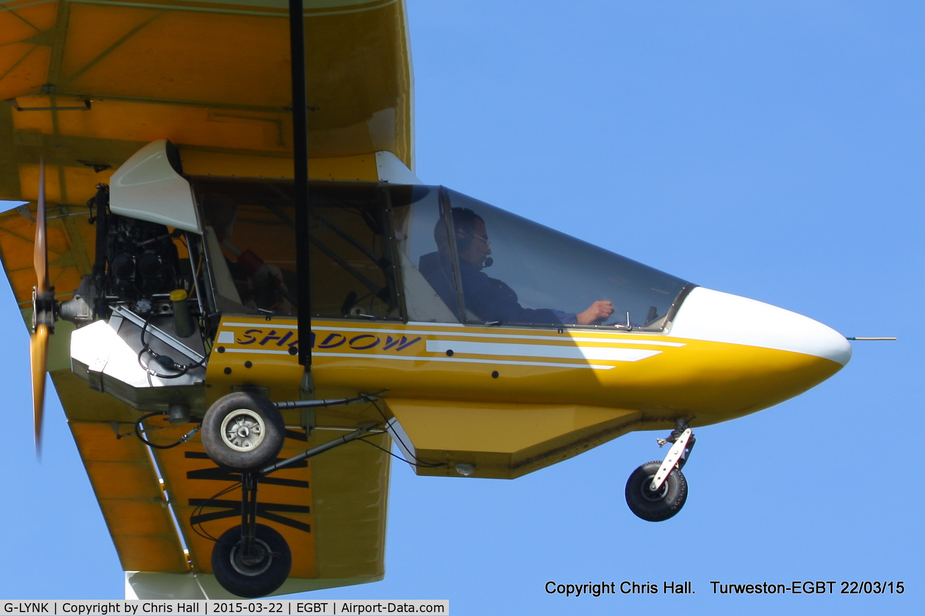 G-LYNK, 1998 CFM Shadow Series DD C/N 303-DD, at the Vintage Aircraft Club spring rally