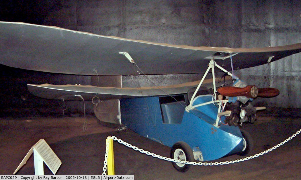 BAPC029, 1960 Mignet HM.14 Pou-du-Ciel C/N BAPC.029, Mignet HM.14 Pou-du-Ciel (replica) [PDR.1] Brooklands Museum~G 18/10/2003