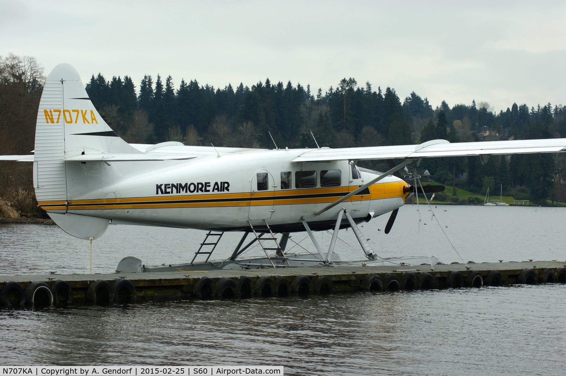 N707KA, De Havilland Canada DHC-3 Otter C/N 106, Kenmore Air, is here  at the Kenmore Air Seaplane Base(S60)