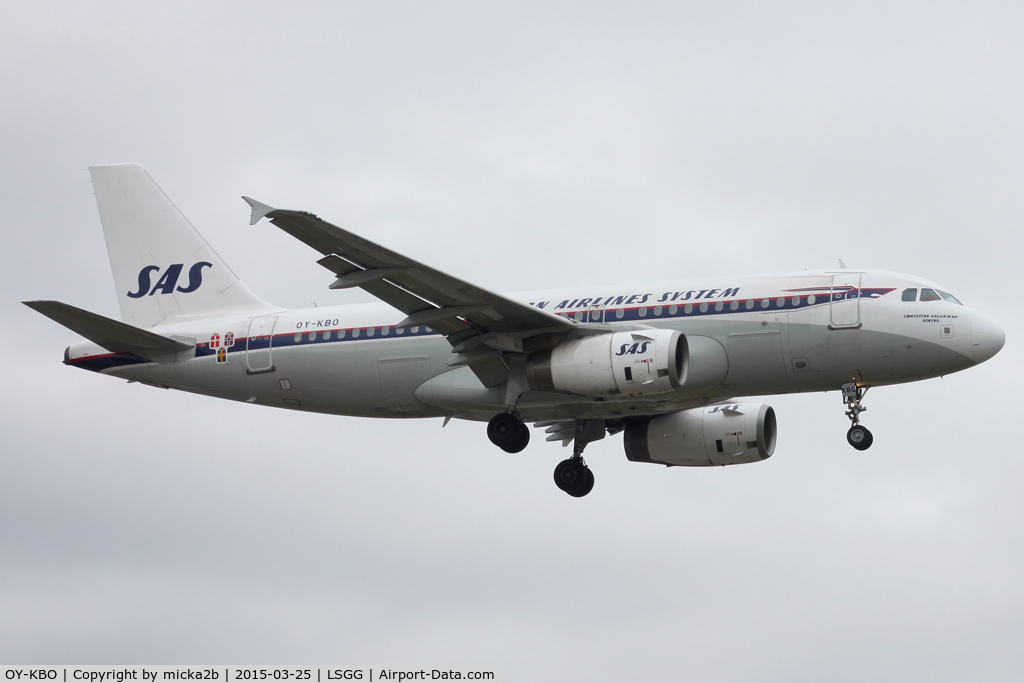 OY-KBO, 2006 Airbus A319-131 C/N 2850, Landing