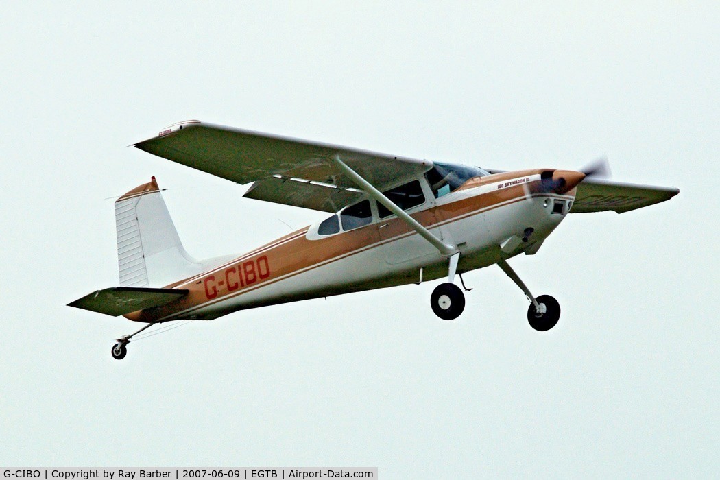 G-CIBO, 1981 Cessna 180K Skywagon C/N 18053177, Cessna 180K Skywagon 180 [180-53177] Booker~G 09/06/2007