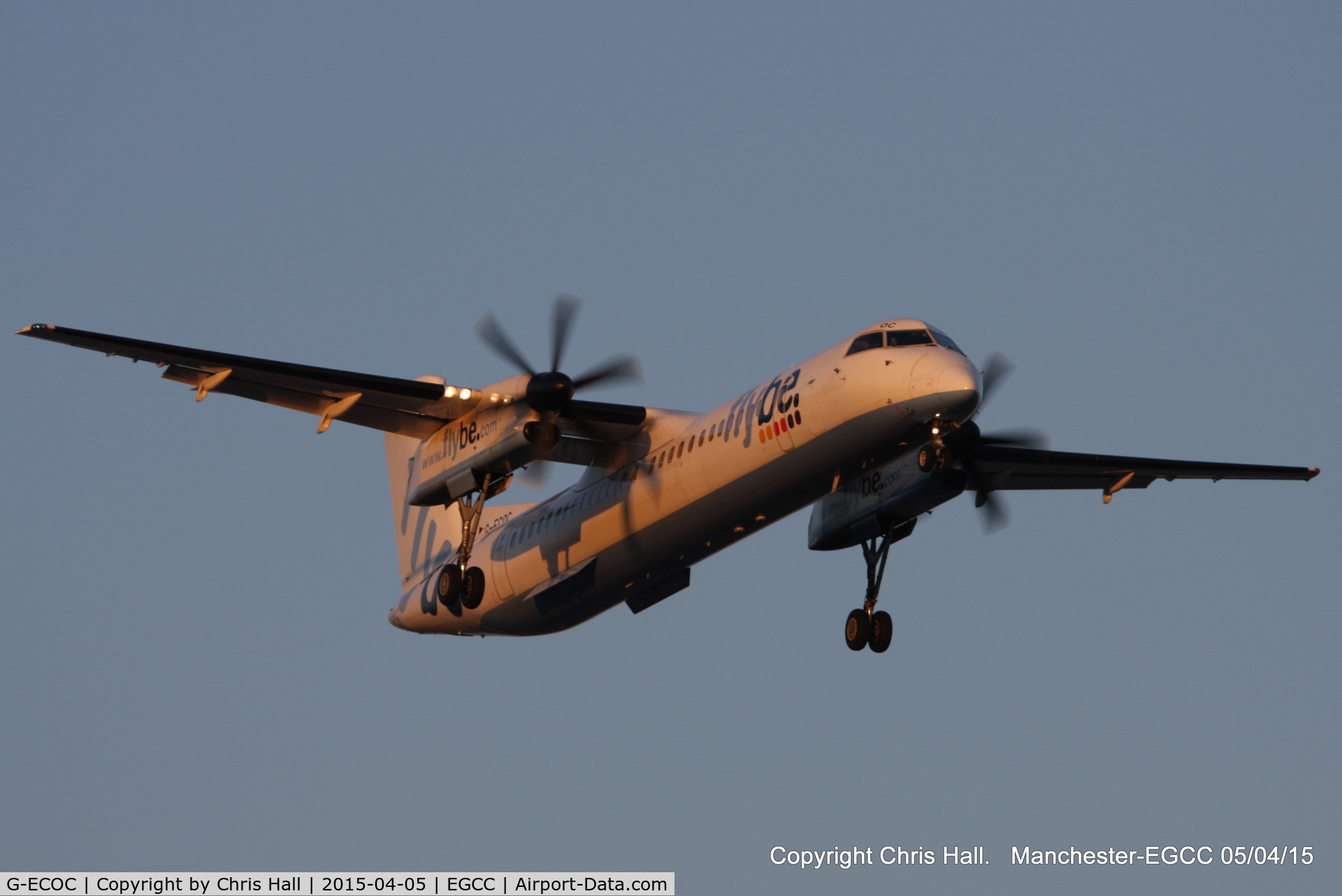 G-ECOC, 2007 De Havilland Canada DHC-8-402Q Dash 8 C/N 4197, flybe