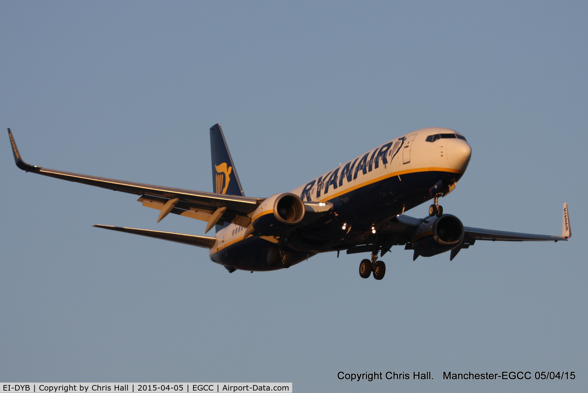 EI-DYB, 2008 Boeing 737-8AS C/N 33633, Ryanair