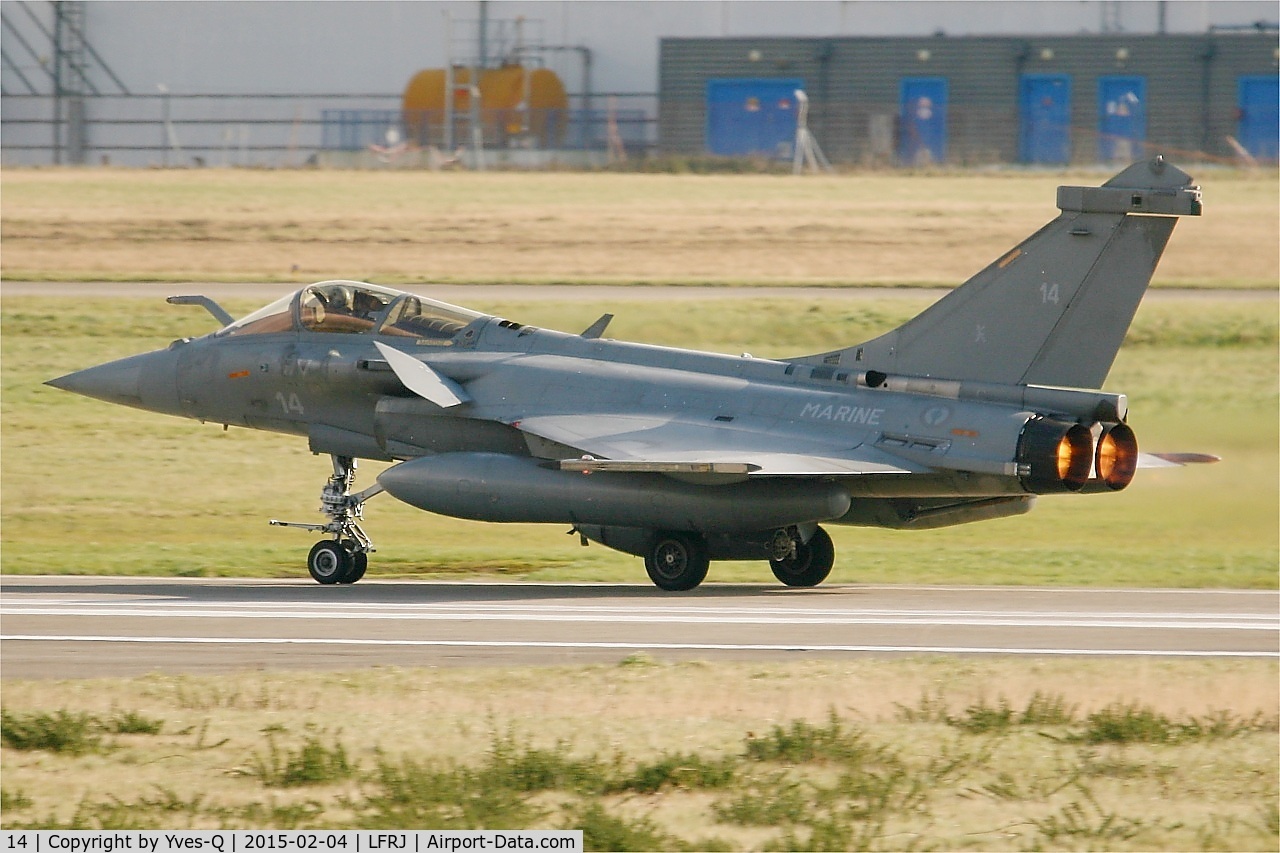 14, Dassault Rafale M C/N 14, Dassault Rafale M, Take-off rwy 08, Landivisiau Naval Air Base (LFRJ)