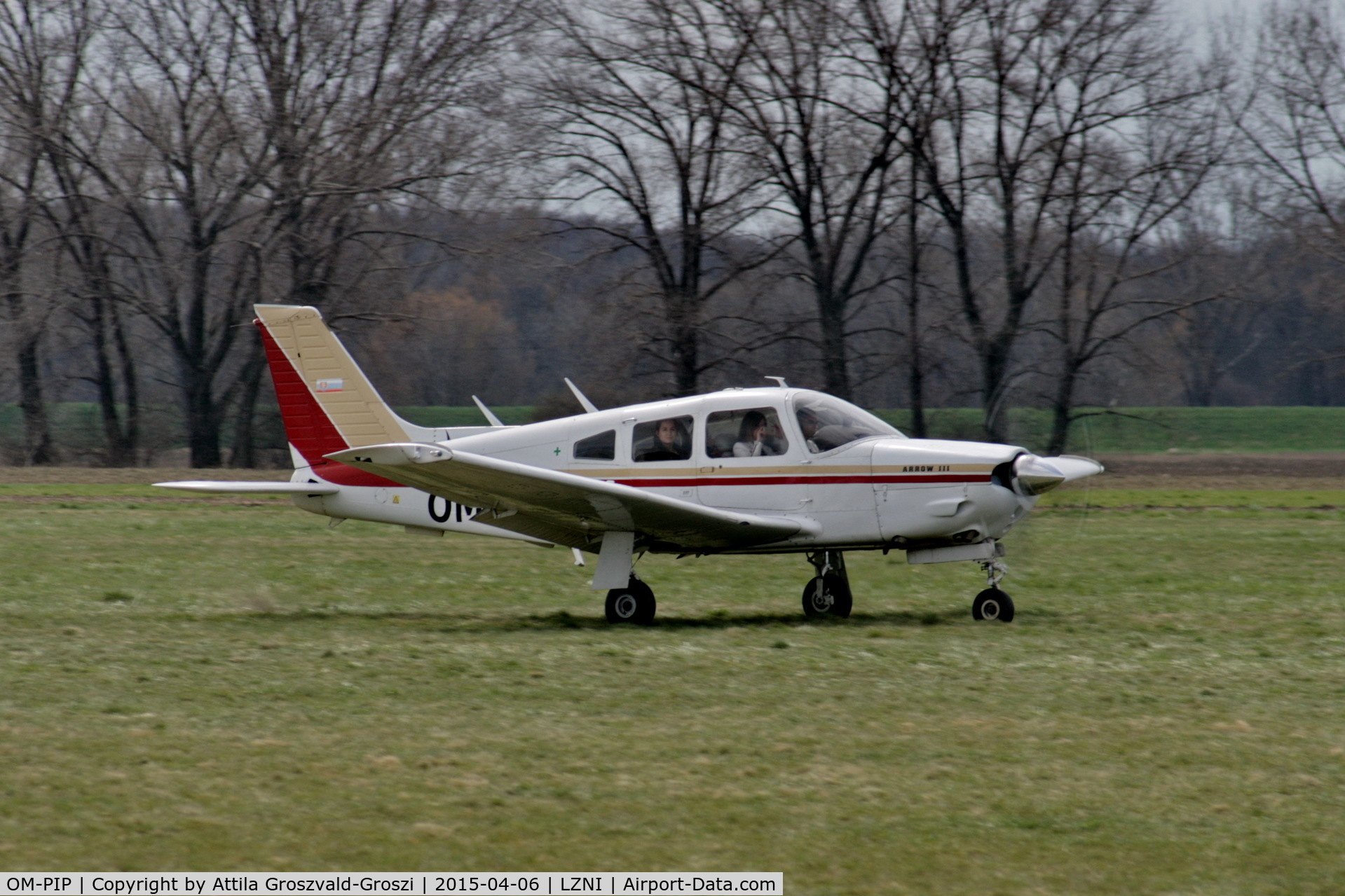 OM-PIP, 1977 Piper PA-28R-201 Cherokee Arrow III C/N 28R-7737048, Nitra Janikovce Airport - PRIBINA CUP 2015