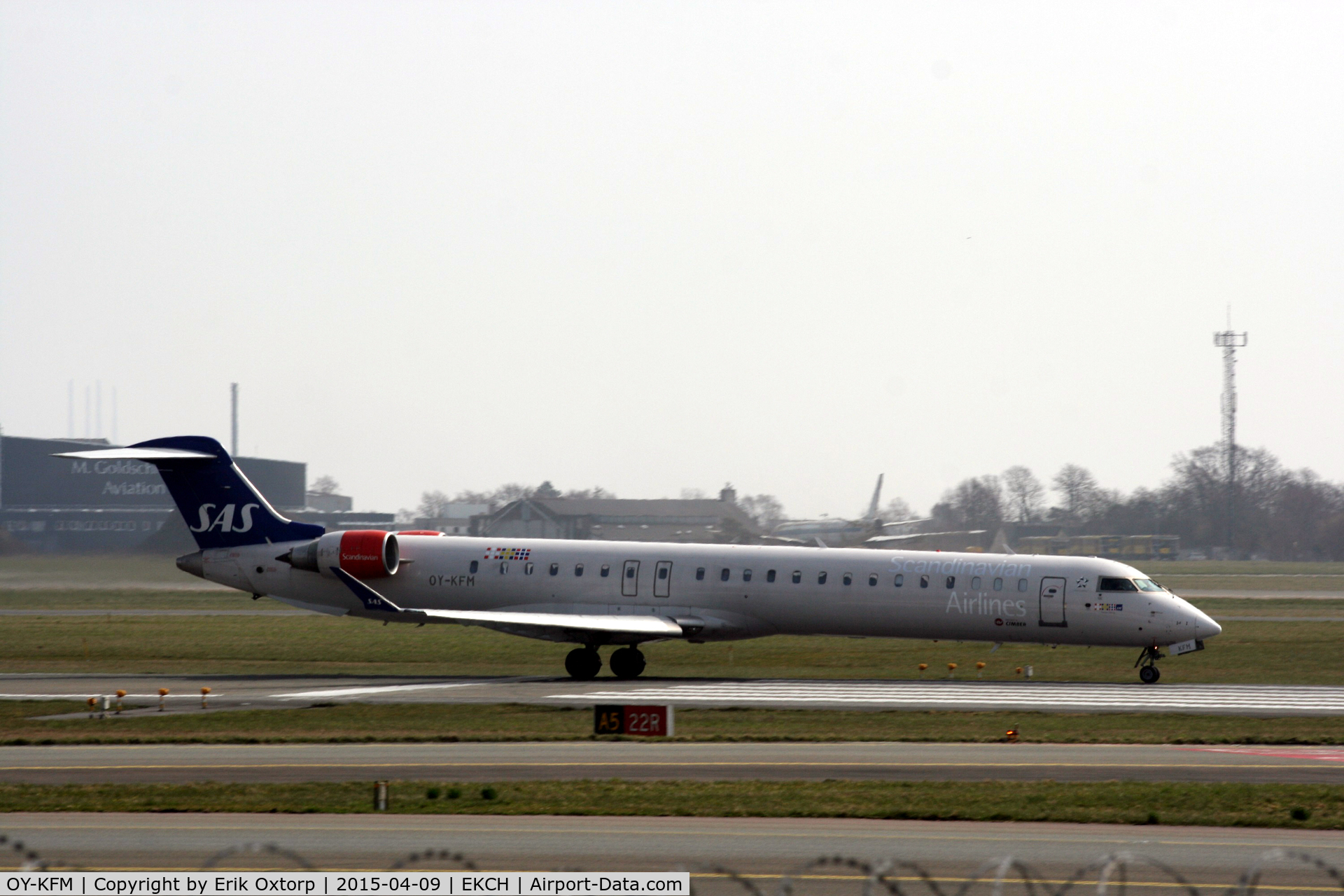 OY-KFM, 2010 Bombardier CRJ-900LR (CL-600-2D24) C/N 15250, OY-KFM (ex. LN-RNL). This CRJ was rereg. 08APR15