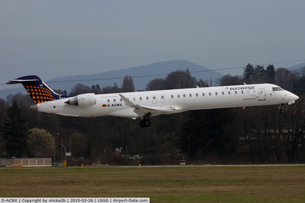 D-ACNX, 2011 Bombardier CRJ-900 NG (CL-600-2D24) C/N 15270, Landing