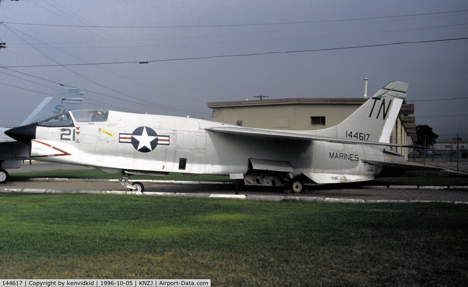 144617, Vought RF-8A Crusader C/N 5533, Copied from slide.