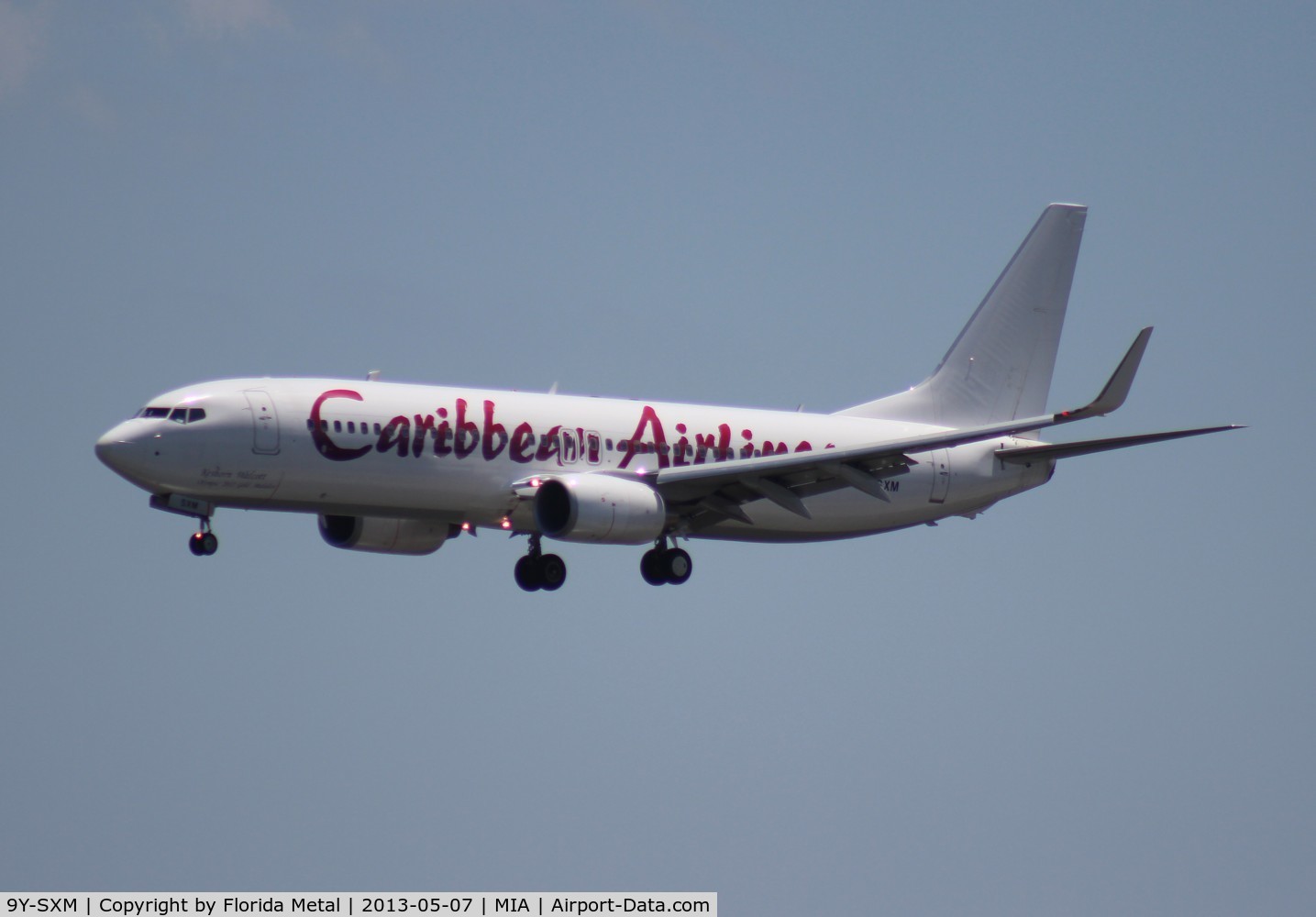 9Y-SXM, 2011 Boeing 737-8HO C/N 37935, Caribbean 737-800