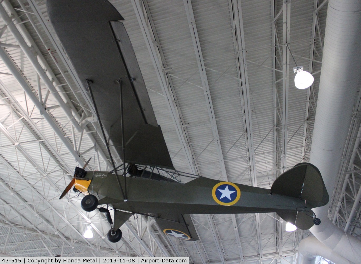 43-515, 1943 Piper L-4B Grasshopper C/N 9376, L-4B Grasshopper at Army Aviation Museum