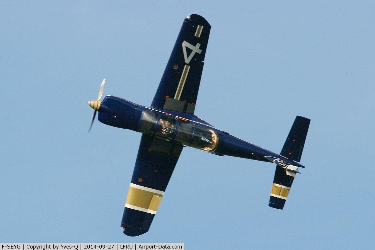 F-SEYG, Socata TB-30 Epsilon C/N 116, Socata TB30 Epsilon (F-SEYG), French Air Force Aerobatics Team Cartouche Doré, Morlaix-Ploujean airport (LFRU-MXN) air show in september 2014