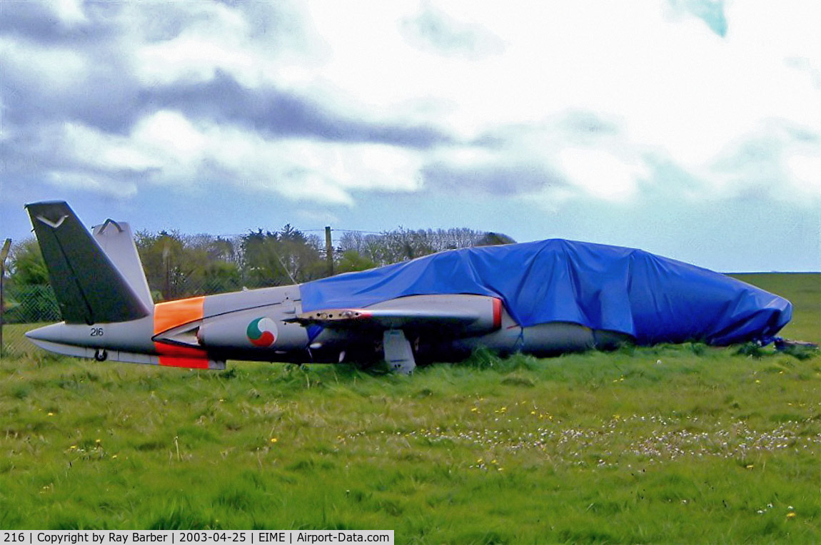 216, Fouga CM-170R Magister C/N 216, Fouga CM-170R Magister [358] (Irish Air Corps) Casement-Baldonnel~EI 25/04/2003