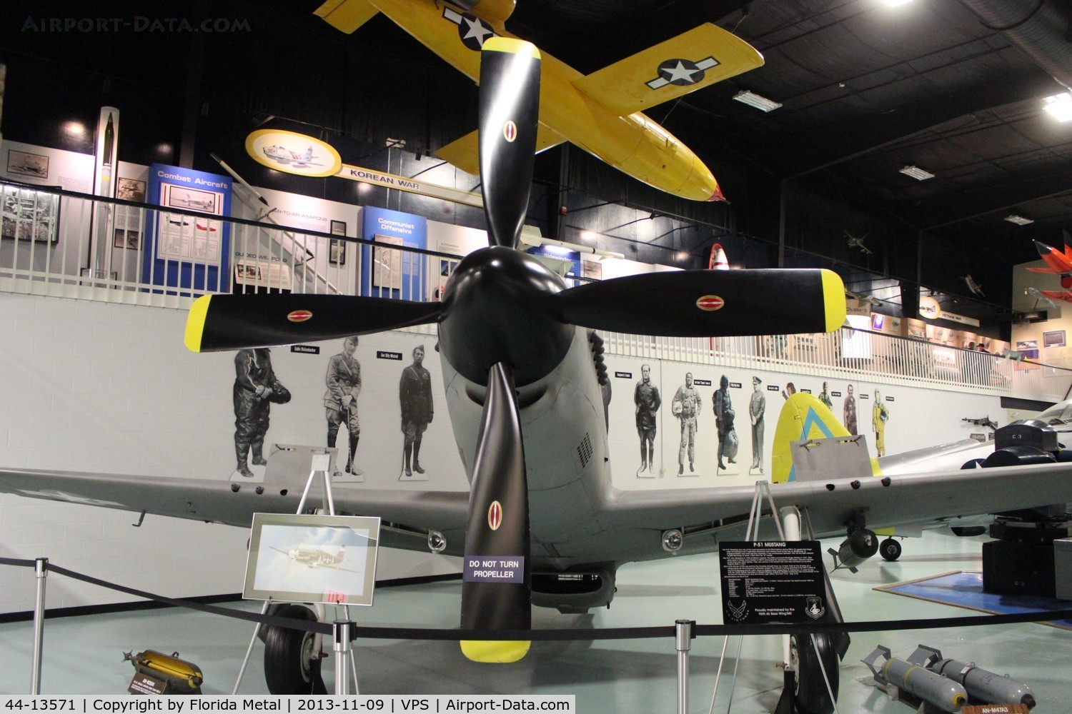 44-13571, 1944 North American P-51D Mustang C/N 109-27204, P-51D at Air Force Armament Museum