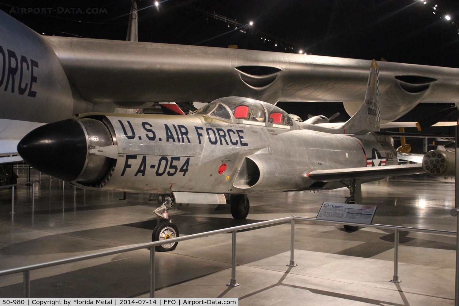 50-980, 1950 Lockheed F-94C-1-LO Starfire C/N 880-8025, F-94C