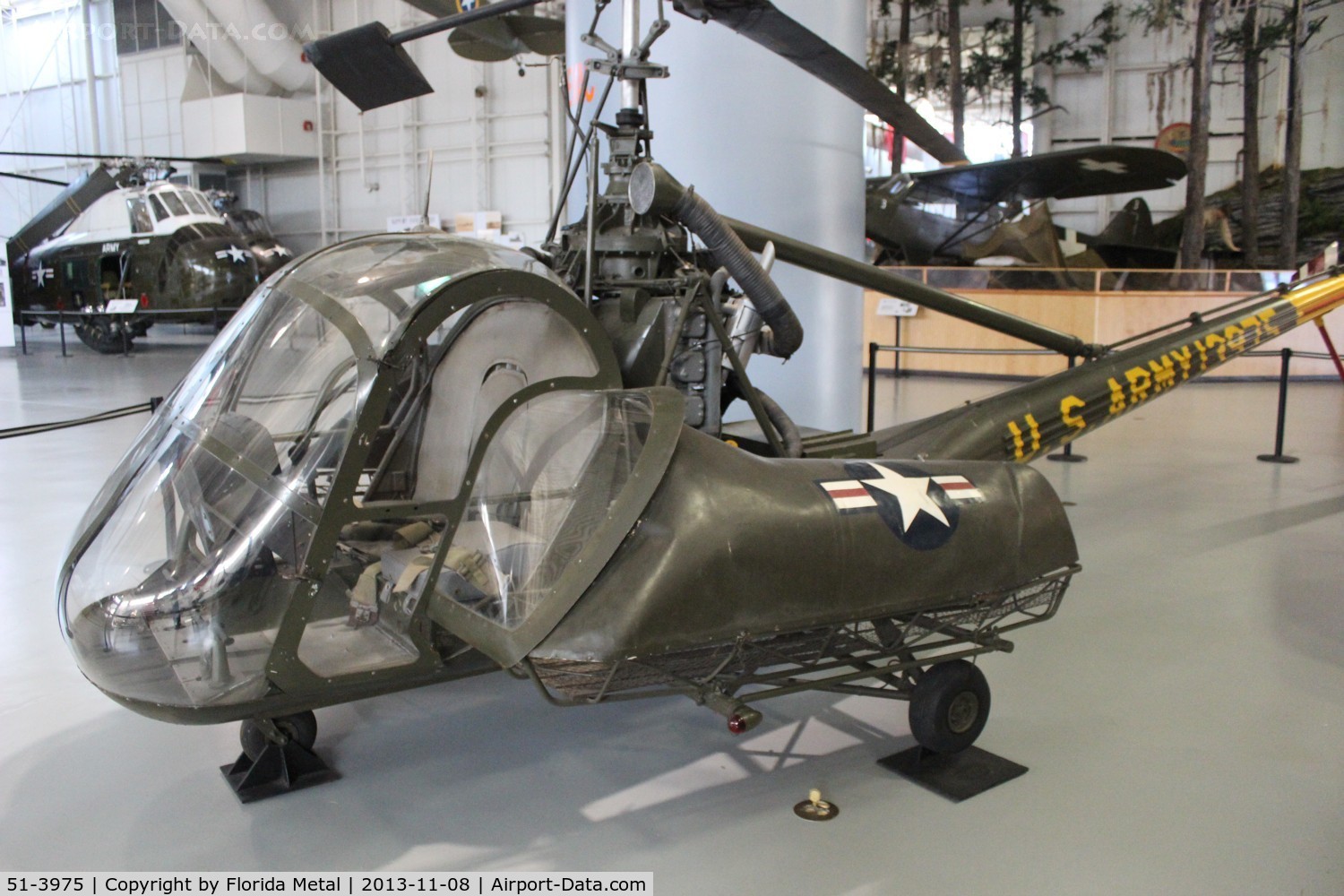 51-3975, 1951 Hiller UH-23B Raven C/N 188, UH-23 Raven at Army Aviation Museum