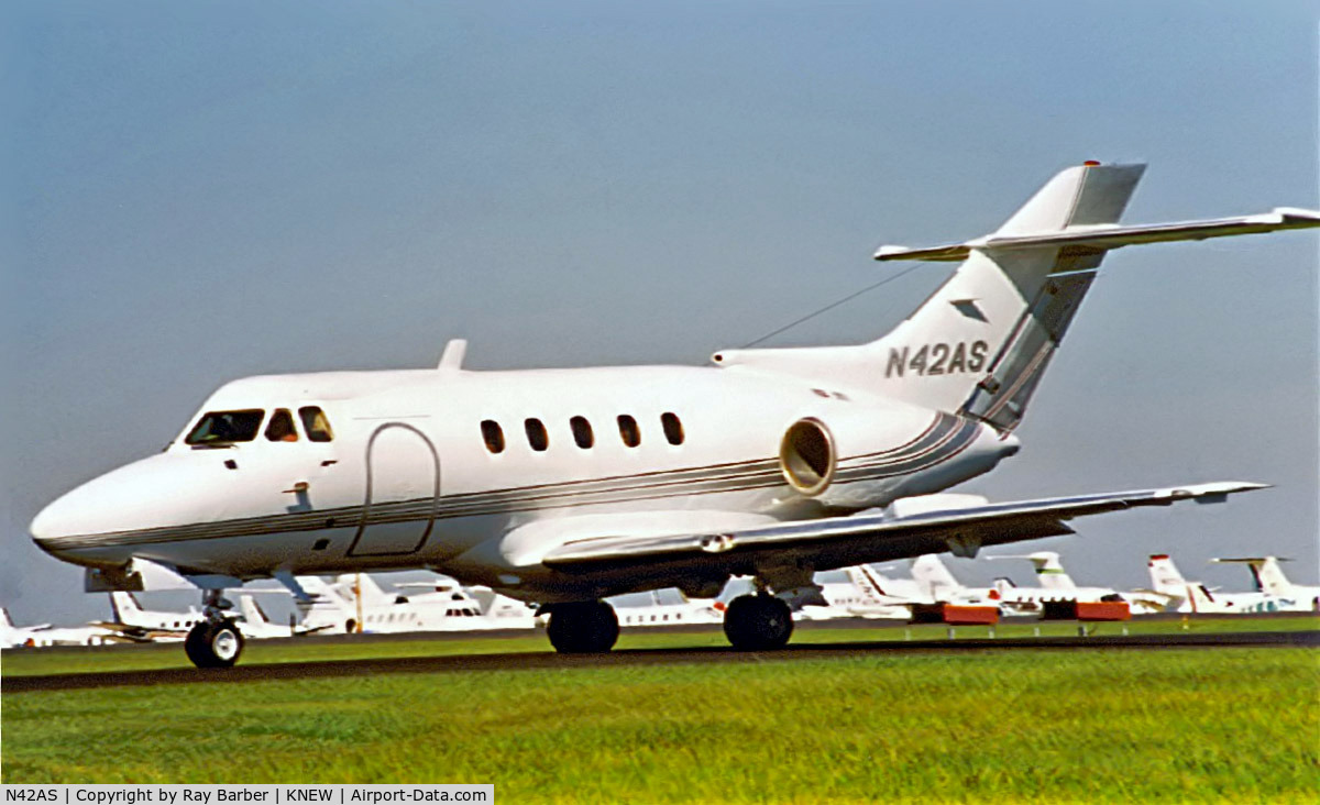 N42AS, 1968 Hawker Siddeley HS.125-3A C/N 25150, Hawker-Siddeley HS.125/F3B [25150] New Orleans-Lakefront~N 11/10/2000